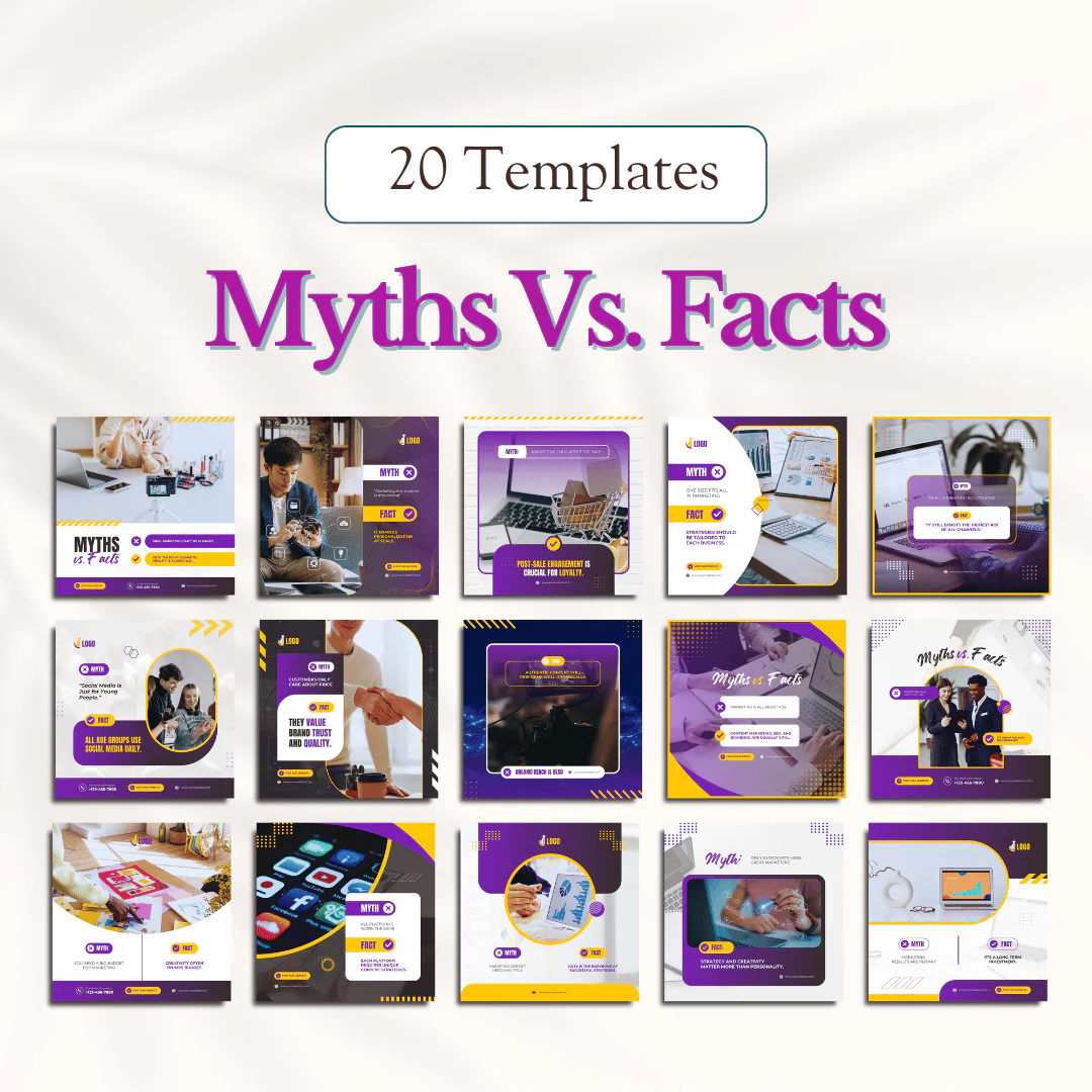Marketing Canva Templates Bundle – 300 Templates