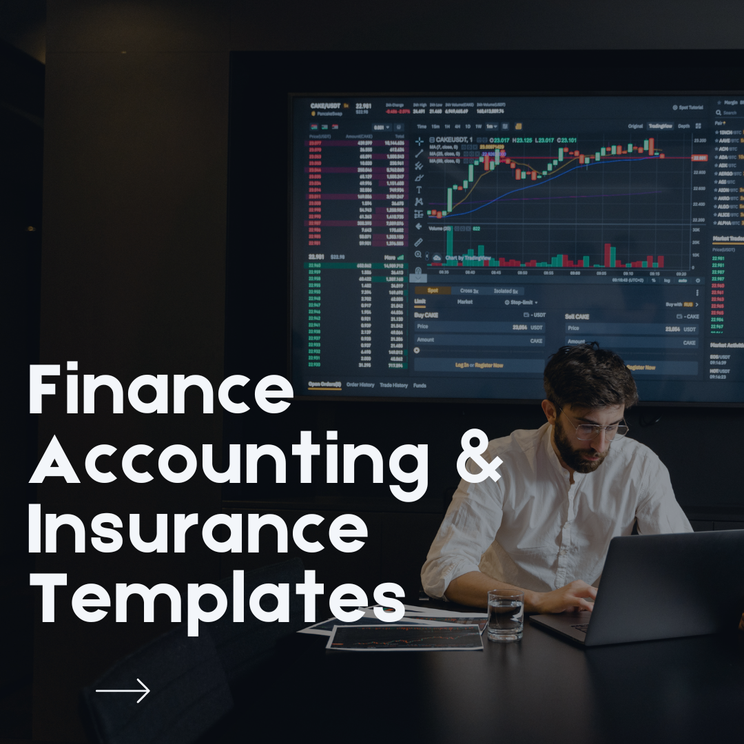 Finance, Accounting, Insurance Templates