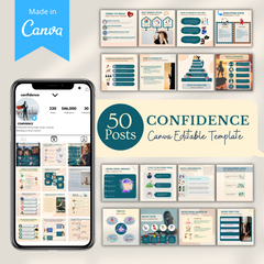 Confidence Posts - Canva Editable Templates