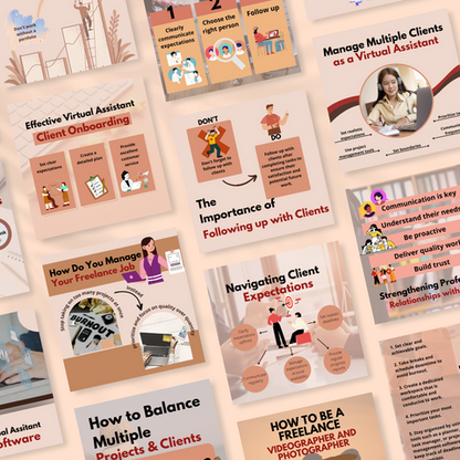 Freelancer Coach - Canva Editable Posts
