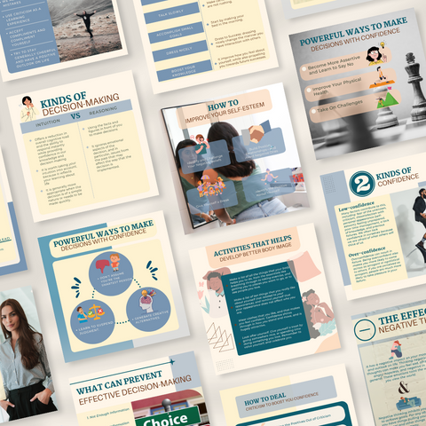 Confidence Posts - Canva Editable Templates