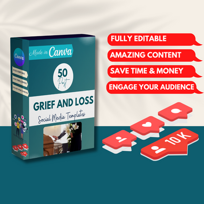 50 Grief And Loss Posts - Social Media Templates