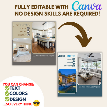 400 Real Estate Vol.2 - Social Media Templates