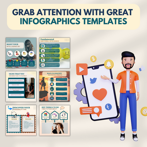 Confidence Posts - Canva Editable Templates