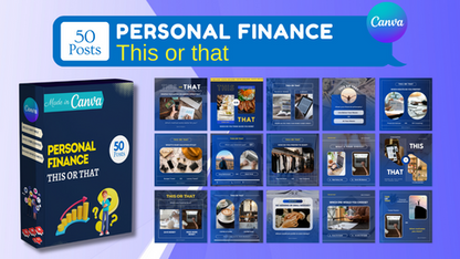 600 Personal Finance - Social Media Templates