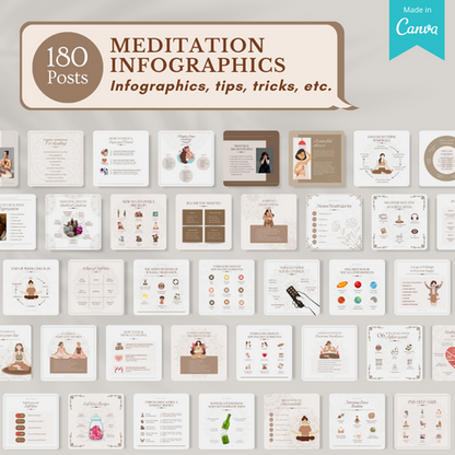 Meditation Bundle - Social Media Templates