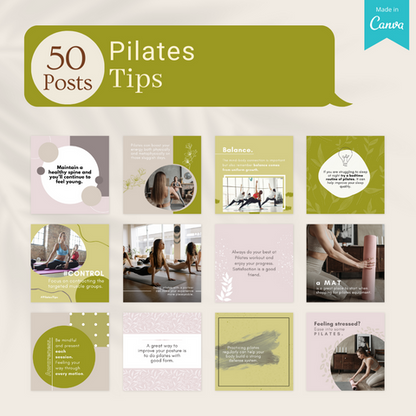 300 Pilates Post - Social Media Templates