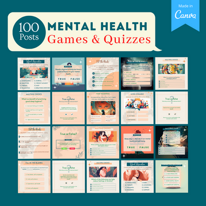 Mental Health Bundle - Social Media Templates