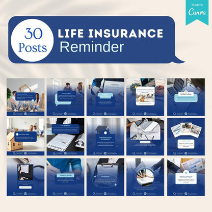 220 Life Insurance Posts - Social Media Templates
