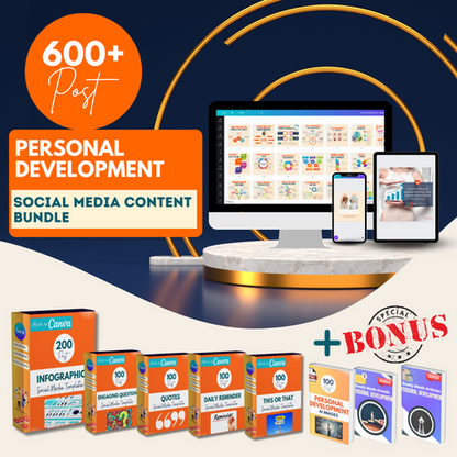 Personal Development Bundle -Social Media Templates