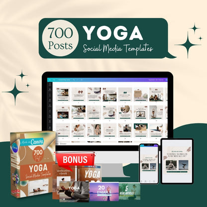 Yoga Bundle - Social Media Templates Yoga Bundle