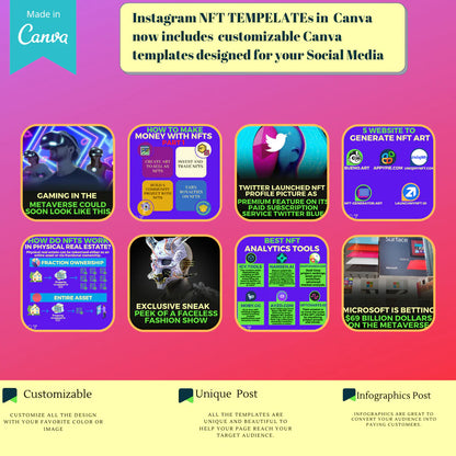 NFT Templates - Canva Editable