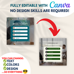 50 Anxiety And Panic Disorders - Social Media Templates