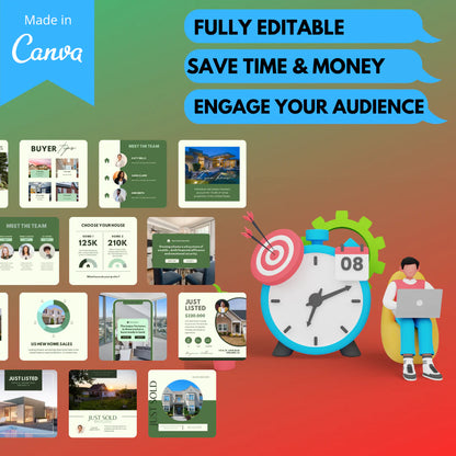 350 Real Estate - Canva Editable Templates