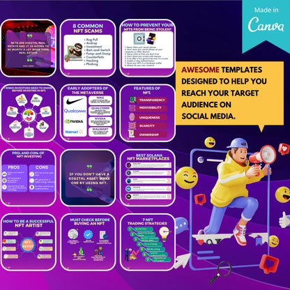 NFT Templates - Canva Editable