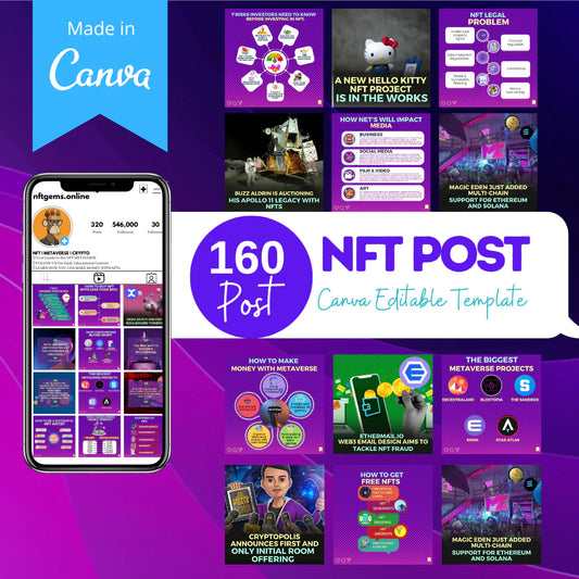 NFT Templates - Canva Editable