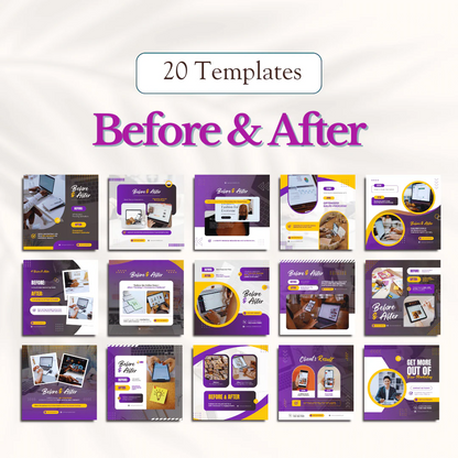 Marketing Canva Templates Bundle – 300 Templates